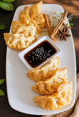 Pierożki gyoza z jabłkiem 7 szt. Cena specjalna