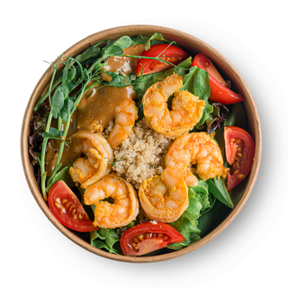 Салат Кіноа-креветка (150/30г)