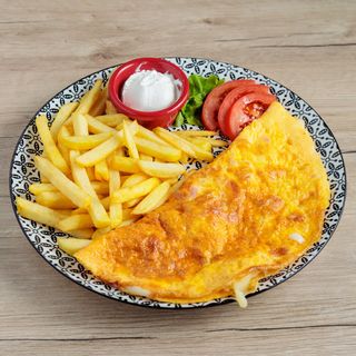 Omlet sa pršutom i mozzarellom