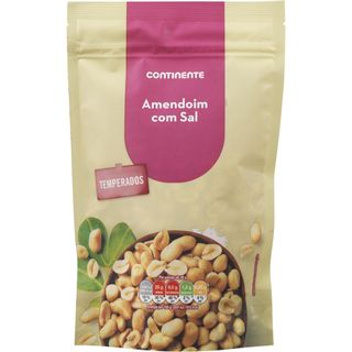 Amendoim Salgado Continente 200g - Lanche Crocante e Saboroso