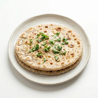 Farali Aloo Paratha with Curd