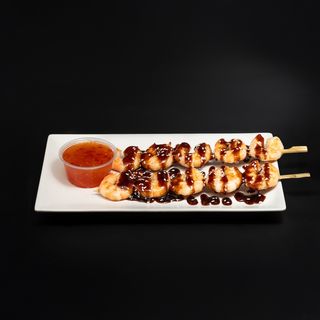 Pinchito de Langostinos Teriyaki
