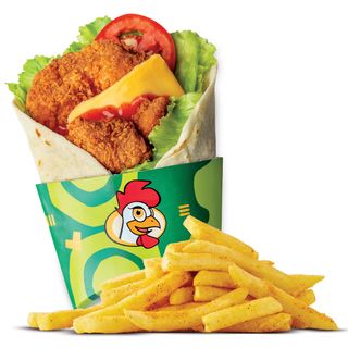 Wrap + Chips - Sweet Chilli