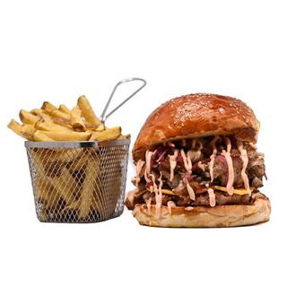 Panino Pino + patatine fritte fresche