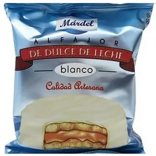 ALFAJOR DE DULCE DE LECHE BLANCO