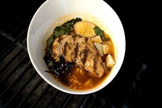 Сливочный рамен с брискетом  