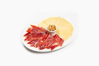Mixta jamón ibérico y queso manchego