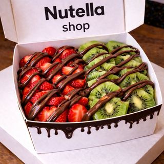 Ягоди и киви с Нутела (250г)