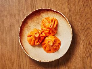 Chinkali Tom Yum z krewetkami i małżami (3 szt)