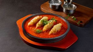 100.Gyozas De Kimchi Korean A La Plancha