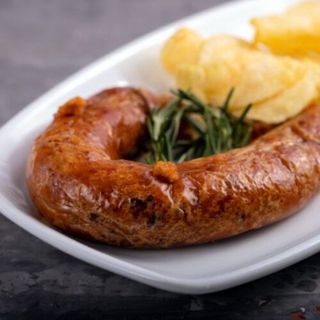 Alheiras com Broa Gratinada