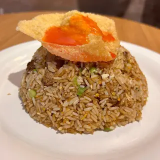 Chaufa de ternera marinado