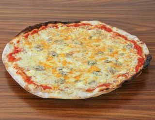 Pizza cuatro quesos asturianos