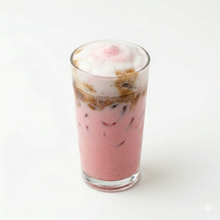Strawberry Cloud Coffee Latte