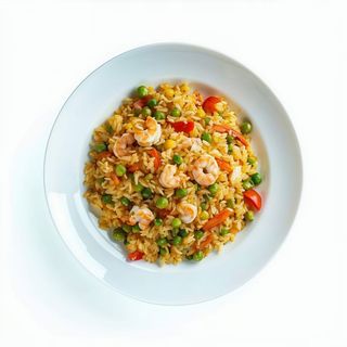 ARROZ CON MAGRO Y VERDURAS