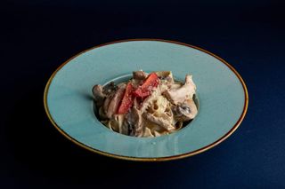 Паста "Альфредо" с курицей 