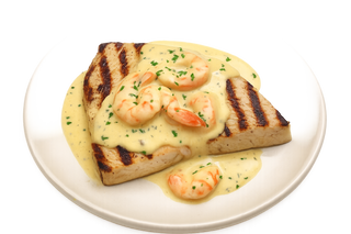Espadon À La Crème Crevettes