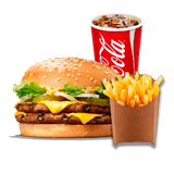 Дабл чізбургер меню / Double cheeseburger menu 