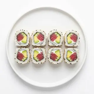 Tuna Avocado Roll Uramaki (8 Pzs.)