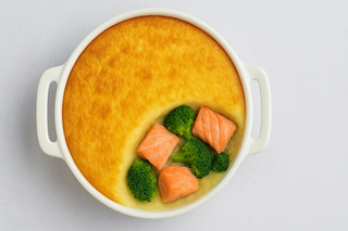 Пастуший пирог Лосось