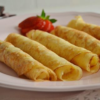 Filloas de carnaval rellenas