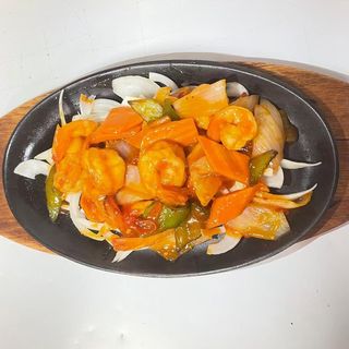 301 Langostino En Salsa De Agridulce