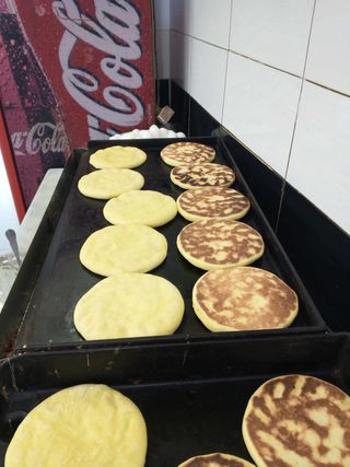 Chapati omlette salami dinde