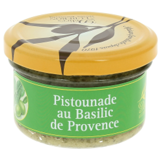 Pistounade (pasta de masline verzi) cu busuioc de Provence 90 gr