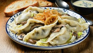 Pierogi z kapustą i grzybami