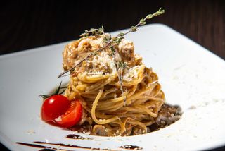 Паста з куркою та грибами	(300г)