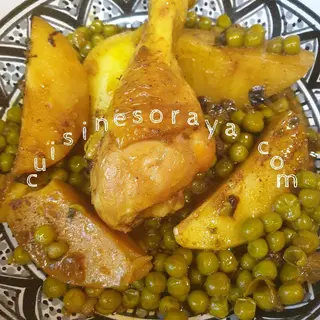 Petit poids poulet pomme de terre 
