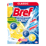 Засіб для туалету Bref «Сила Актив» «Лимонна свіжість» (50г)