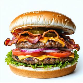 Cheeseburger z bekonem