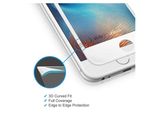 Стъклен протектор за дисплей MBX 5D Full - iPhone 6, 6s, бял