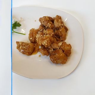 Dakgangjeong korean fried chicken