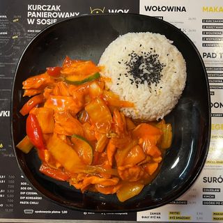 Kurczak Wok słodko-kwaśny