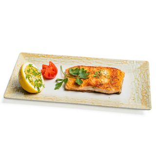 File de somon pe plita