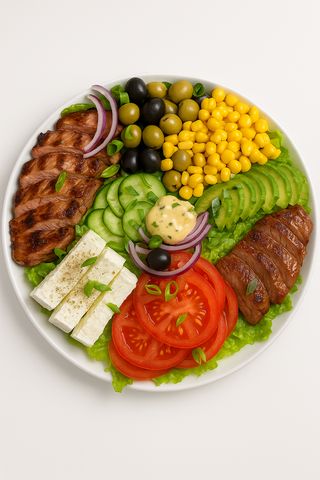 Salade De Laitue Aux Œufs Durs & Gésier