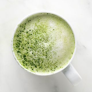Vainilla matcha latte