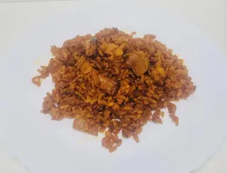 Paella de pulpo