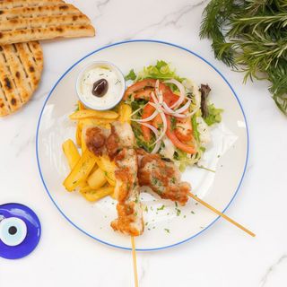 Brochetas de pollo (2 uds.)