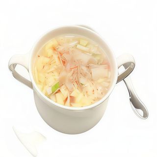 18. Sopa De Maíz con cangrejo