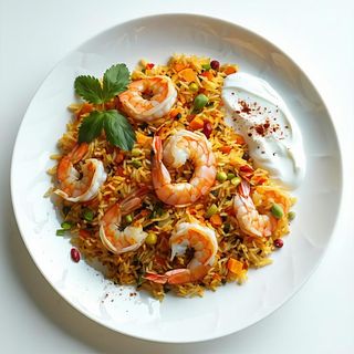 Prawns biryani 6szt