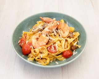 Tagliatelle Gamberi e Funghi (Nível 2)