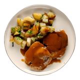 Поркета с картофи на фурна с билки