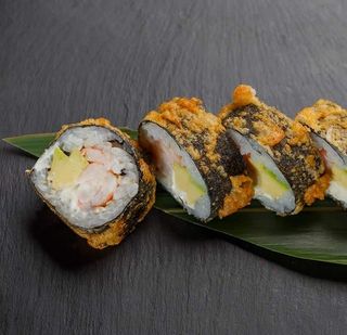 Special sushi rolls - futomaki tempura ebi