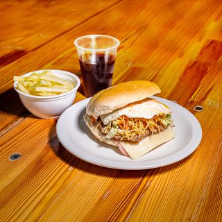 Menu Hambúrguer especial (com ovo estrelado)