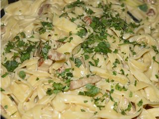5. Tagliatelle con filetto di maiale, zucchine e gorgonzola