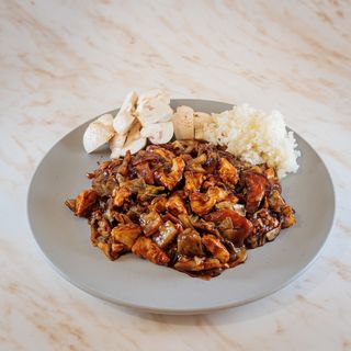 P7 - sa šampinjonima + povrće + pirinač - Dnevni meni