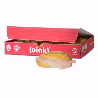 Caja de 10 Bocadillos Pequeños de Jamón York
